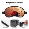 Art Ladybug Tracks Sleep Mask for Side Sleeper - Total Blackout Sleeping Mask, Super Lightweight Soft Eye Mask for Sleeping, Zero Pressure Eye Cover Night Blindfold for Men Women view 3