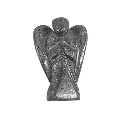 DENMOUS Natural Hematite Crystal Guardian Angel For Protection And Harmony-B0CFH3CQ11