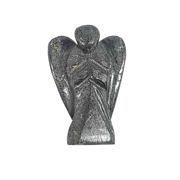 DENMOUS Natural Hematite Crystal Guardian Angel For Protection And Harmony-B0CFH3CQ11
