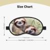 Watercolor Sloth Sleep Mask for Side Sleeper - Total Blackout Sleeping Mask, Super Lightweight Soft Eye Mask for Sleeping, Zero Pressure Eye Cover Night Blindfold for Men Women view 4