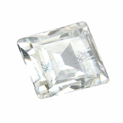 06.50 Ct. Zircon Gemstone Lab Certified Pure White Color & Square Shape Cubic Diamond Zirconia Gemstone-B0BCGVYD11