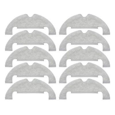 10Pcs Replacement Mop Cloth Rag Pad Compatible For Xiaomi Bot D10 Plus RLS3D Vacuum Cleaner Spare Parts