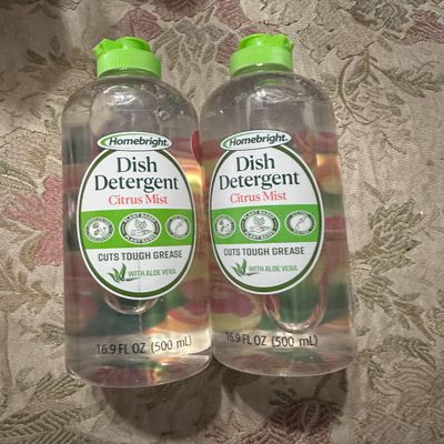 Dish Detergent, Critus Mist with Aloe Vera (2 Pack)