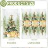 100PCS Christmas Tree Paper Napkins Snowflake Tree Disposable Hand Towels Xmas 3 Ply Decorative Guest Napkins for Lunch Dinner Kitchen Bathroom Winter Christmas Cocktail Party Supplies view 2