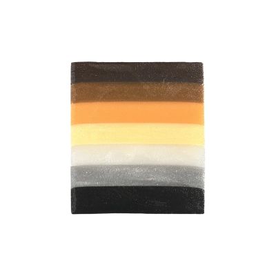 Bear pride flag soap. Scnet: Leather 100% Handmade