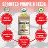 Brothers Nuts Spicy Basil Pumpkin Seeds Organic, Sprouted Pumpkin Seeds Healthy Keto Snack Vegan, Gluten-Free, Kosher No Preservatives 6 oz (Pack of 2) view 4