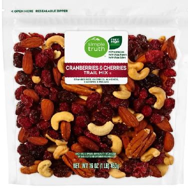 Cranberries & Cherries Trail Mix (1 Bag, 16 oz.)