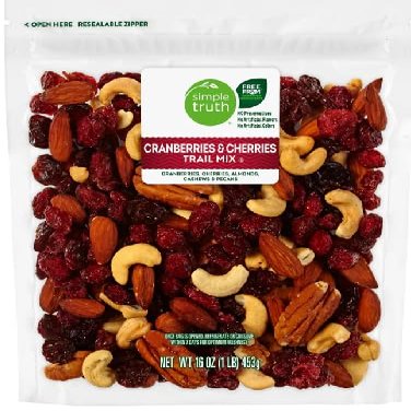 Cranberries & Cherries Trail Mix (1 Bag, 16 oz.)