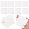 25 Pre Cut Chamois Suede Cloth Pottery Tools for Trimming Smoothing Ceramics Clay Projects Cleaning Glasses Windows Phones 3.94x3.94 inch- White view 3
