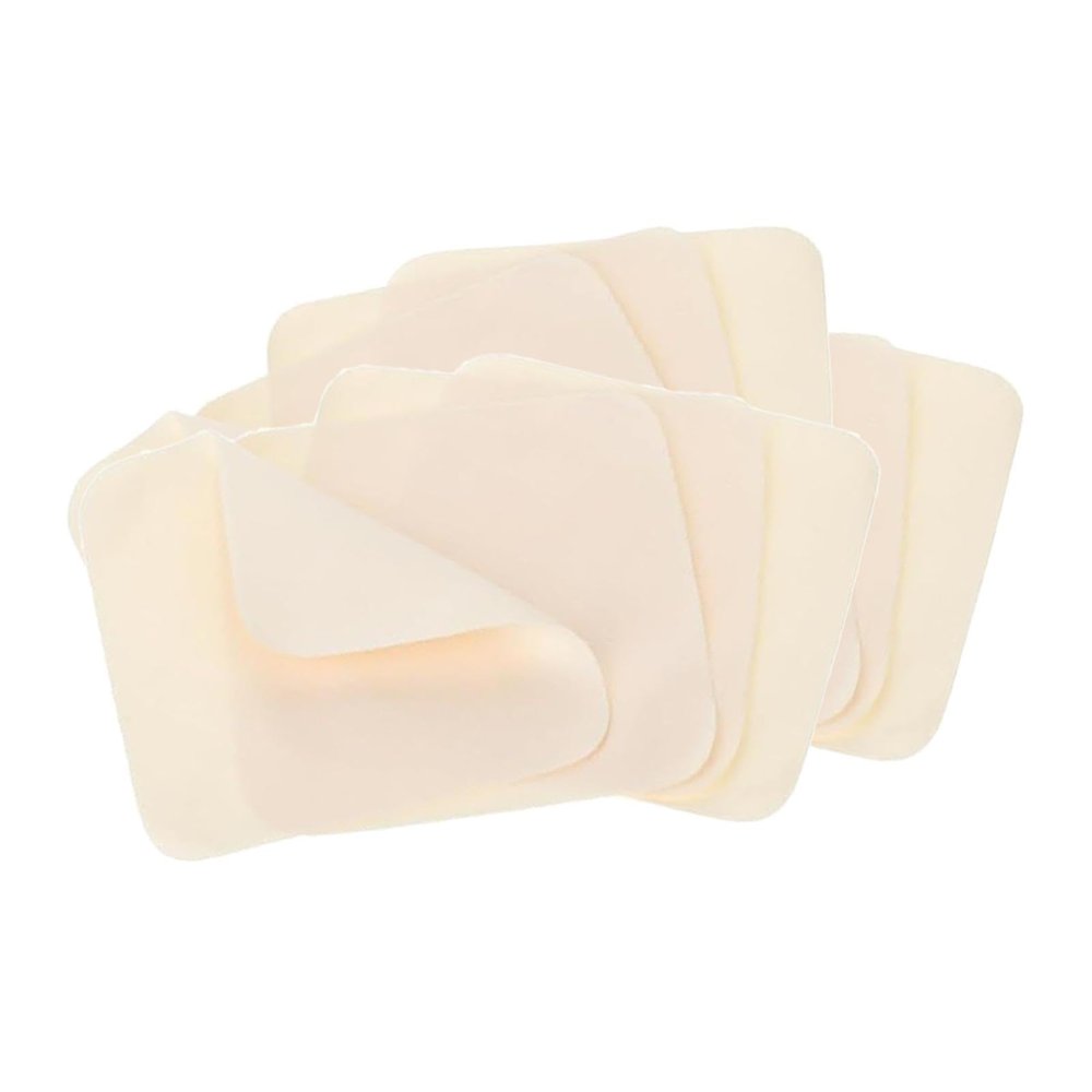 25 Pre Cut Chamois Suede Cloth Pottery Tools for Trimming Smoothing Ceramics Clay Projects Cleaning Glasses Windows Phones 3.94x3.94 inch- Beige