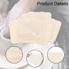 25 Pre Cut Chamois Suede Cloth Pottery Tools for Trimming Smoothing Ceramics Clay Projects Cleaning Glasses Windows Phones 3.94x3.94 inch- Beige view 2