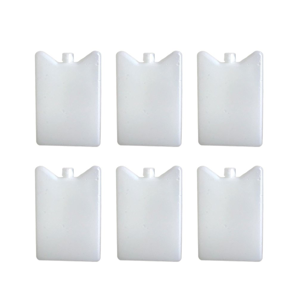 6 Pieces Ice Packs Freezer Pack Space Saving Leakproof Lunch Box Coolers Reusable Cool Pack for Family Outdoor Home Camping- 10cmx2cmx15cm
