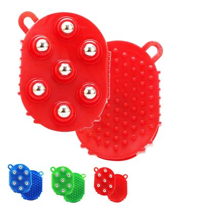 Lymphatic Gloves,Lymphatic Drainage Gloves Handheld Massage Ball Relief for Women,Handheld Massage Ball Roller Body Care Body Muscles,360 Degree Massage Roller for Neck Back Foot Legs Arm (/Red)