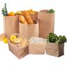 Bakery Bags,Food Pouches, 30PCS Greaseproof Kraft Paper Sandwich Brown Stand Up Open- Large Lunch For Packing And Snacks(15.5x10x30CM) view 1