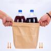 Bakery Bags,Food Pouches, 30PCS Greaseproof Kraft Paper Sandwich Brown Stand Up Open- Large Lunch For Packing And Snacks(15.5x10x30CM) view 2