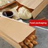 Bakery Bags,Food Pouches, 30PCS Greaseproof Kraft Paper Sandwich Brown Stand Up Open- Large Lunch For Packing And Snacks(15.5x10x30CM) view 4