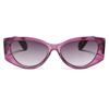 2SeeLife Oversized Cateye Reading Sunglasses for Women MediumWide Fit, Durable & Sturdy Frame, Trendy Premium Sun Readers, Purple, +2.00 view 1