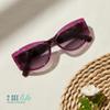 2SeeLife Oversized Cateye Reading Sunglasses for Women MediumWide Fit, Durable & Sturdy Frame, Trendy Premium Sun Readers, Purple, +2.00 view 2