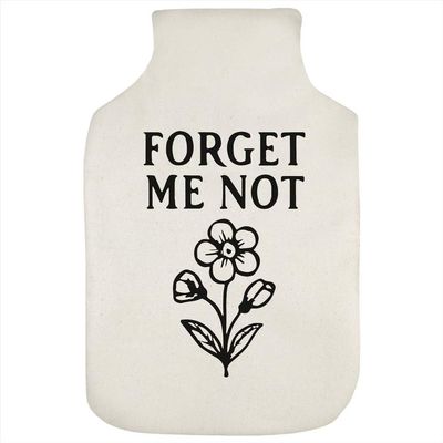 Azeeda 'Forget Me Not' Hot Water Bottle Cover (HW00043941)