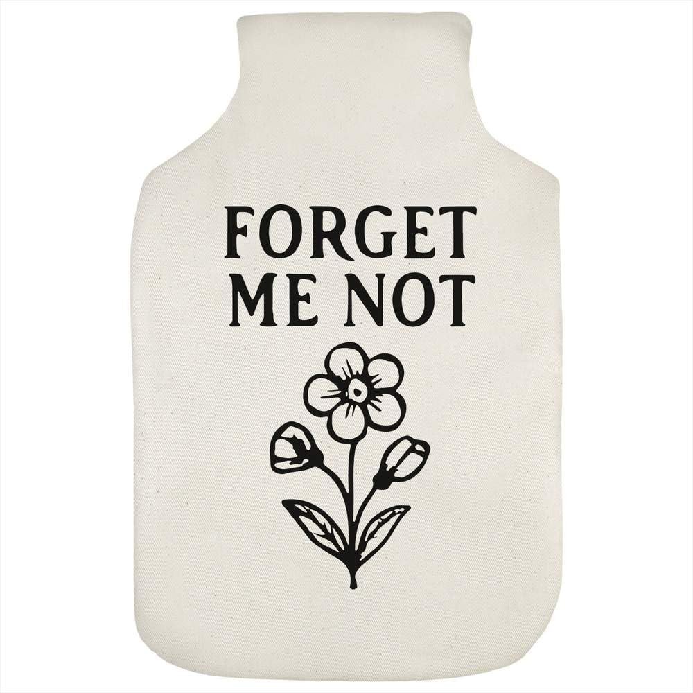 Azeeda 'Forget Me Not' Hot Water Bottle Cover (HW00043941)
