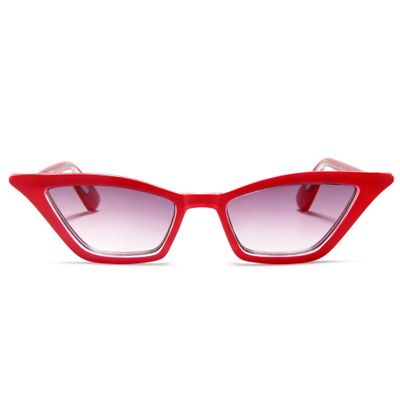 2SeeLife Premium Cat Eye Reading Sunglasses for Women Narrow-Medium Fit, Sturdy Frame, Spring Hinges, Stylish Funky Sun Readers, Red (Sun Readers), +3.00