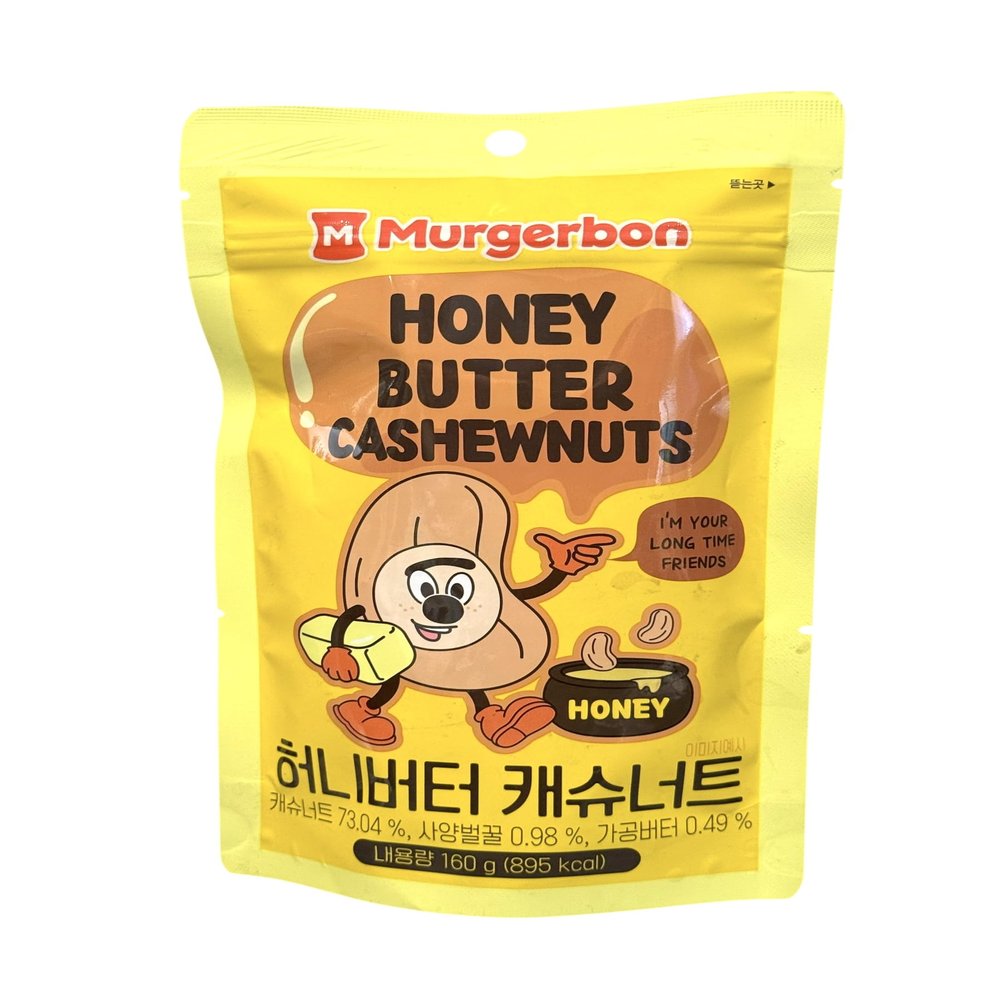 1 Pack - Honey Butter Cashew - Hat Dieu Bo Mat Ong - 1 Oz per Bag - Product South Korea