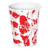 12 Ct. Bloody Handprints Halloween Beverage Cups 9 Oz Disposable Party Cups for Haunted House, Spooky Drinks, Halloween Tableware view 1