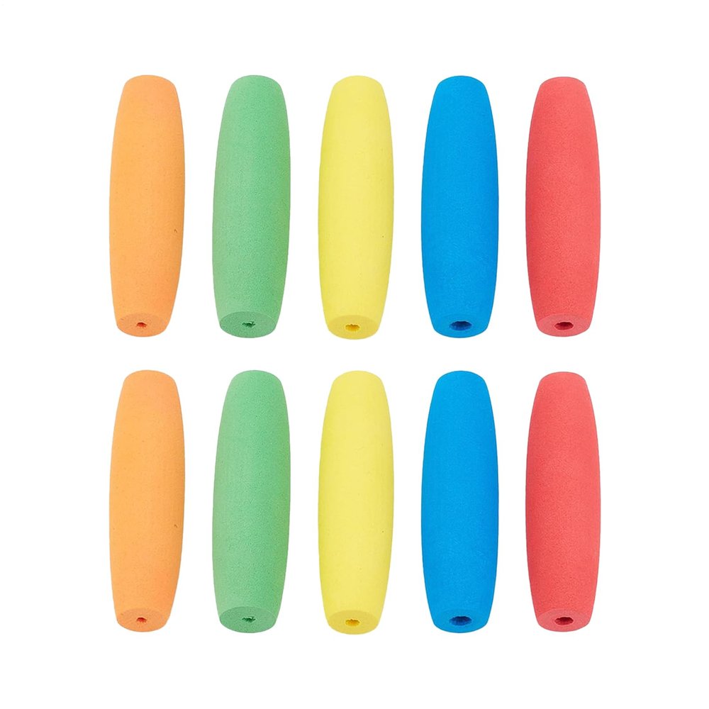 10pcs Foam Adaptive Utensils Grip Tubing, Ergonomic Crochet Hook Handle Grips, Pens Foam Tubing Cutlery Comfort Grip for Elderly and Disabled Comfort and Hands