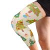 HXshaoye Merry Christmas Green Tree compression knee brace (Pack of 2) Relieve Muscle Pressure knee sleeve for women for Tennis, Cycling, Volleyball, rodilleras para gym mujer view 2