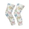 HXshaoye Beautiful and Colorful Butterfly Flowers knee braces for women (1 pair) Tight Anti-Slip Design knee guard for Climbing, Baseball, Skating, rodilleras para roofing view 1