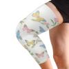 HXshaoye Beautiful and Colorful Butterfly Flowers knee braces for women (1 pair) Tight Anti-Slip Design knee guard for Climbing, Baseball, Skating, rodilleras para roofing view 2