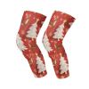 HXshaoye Merry Christmas White Christmas Trees knee braces (2 pack) Relieve Muscle Pressure knee support sleeve for Daily Use, Basketball, Gardening, rodilleras de trabajo para mujer view 1