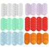 dPois Unisex Left/right Eyes Plastic Screw for Cute Contact Lens Case Transparent Top for Home Travel Outdoor Item 60Pcs One Size view 1