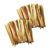 About 1500 Pcs 10 cm Cellophane Treat Candy Bag Twist Ties Plastic Bread Bag Wire Twist Ties Food Storage Twist Ties Party Favor Twist Ties Gift Wrapping Twist Ties for Cookies Gift Bags Golden view 1