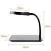 10X Desktop Magnifying Glass Lamp with 36 Dimmable LED Lights, Adjustable 360 Arm for Crafts, Reading, Jewelry, and Soldering view 3