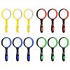 12 Pack Magnifying Glass, 50 mm 10 X Glasses Lens Reading Magnifier for Kids and Seniors, Non-Slip Handheld Magnifying Glass for Close Work, Nature Exploration view 1