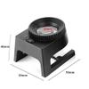 15X Magnification Metal Folding Linen Tester with Scale Measurement & 3 LED Lights for Cloth, Textile & Printing Inspection view 3