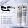 10% Nano Hydroxyapatite Toothpaste for Advanced Enamel Repair & Sensitivity Relief, Fluoride-Free, Fresh Mint, Gentle Daily Toothpaste for Whitening & Fresh Breath (2-Pack) view 2