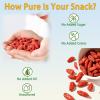 Chinese Goji Berry Unsweetened Ningxia Red Wolfberry Super-Grade for Men/Guys Dried Fruit Goji Berries No Sugar for Tea Soup Cooking & Health view 4