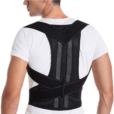 XS-5XL Plus Size Adjustable Scoliosis Posture Corrector Upper Lower Back Brace Men Women Shoulder Neck Clavicle Support Lumbar Spine Support Hunchback Correction Belt(X-Large)