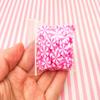 10mm Hot Pink Peppermint Polymer Clay Non Edible Sprinkles, Larger Size, Dessert Nail Art Slices, Miniature Faux Mint Candy rdnqu (Bag: 15 Grams) view 4