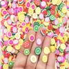 10mm Polymer Clay Fruit Slices, Nail Art Slice Sprinkles, Faux Fruit, Miniature Fruit rdnqu (Bag: 15 Grams) view 1