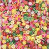 10mm Polymer Clay Fruit Slices, Nail Art Slice Sprinkles, Faux Fruit, Miniature Fruit rdnqu (Bag: 15 Grams) view 2