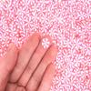 10mm Pink Peppermint Polymer Clay Non Edible Sprinkles, Larger Size, Dessert Nail Art Slices, Miniature Faux Mint Candy rdnqu (Bag: 30 Grams) view 1