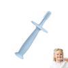 Baby Toothbrush Teether - 360 Infant Brush, Gum Massager | Silicone Cleaner with Suction Base, Training Toothbrush for 6-12 Month Babies, Teething Relief Toy, Safe Material, Gentle view 1