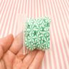 10mm Mint Green Peppermint Polymer Clay Non Edible Sprinkles, Larger Size, Dessert Nail Art Slices, Miniature Faux Candy rdnqu (Bag: 30 Grams) view 4