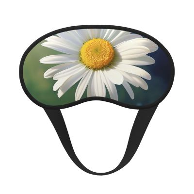 Daisy Flower Sleep Mask for Side Sleeper - Total Blackout Sleeping Mask, Super Lightweight Soft Eye Mask for Sleeping, Zero Pressure Eye Cover Night Blindfold for Men Women