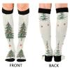Compression Socks Women and Men, 20-30mmHg, Best for Nurses, Travel Christmas Tree Pattern with Stars view 2