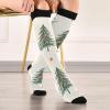 Compression Socks Women and Men, 20-30mmHg, Best for Nurses, Travel Christmas Tree Pattern with Stars view 3