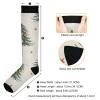 Compression Socks Women and Men, 20-30mmHg, Best for Nurses, Travel Christmas Tree Pattern with Stars view 4